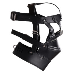 Ouch! Xtreme Bâillon SM Zip-Up Noir